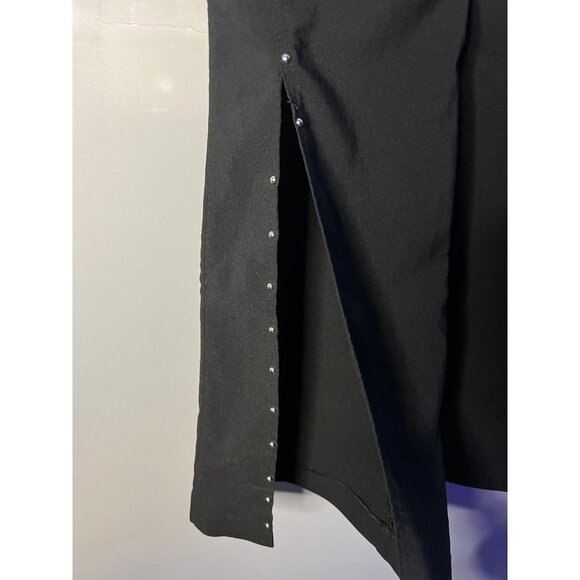 Liquid Clothing - Juniors Y2K Black Studded Dress Pants Sz. 11 - Picture 4 of 7